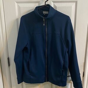 Bench Men’s Blue Medium Full Zip Long Sleeve Jacket Casual Outerwear Spring